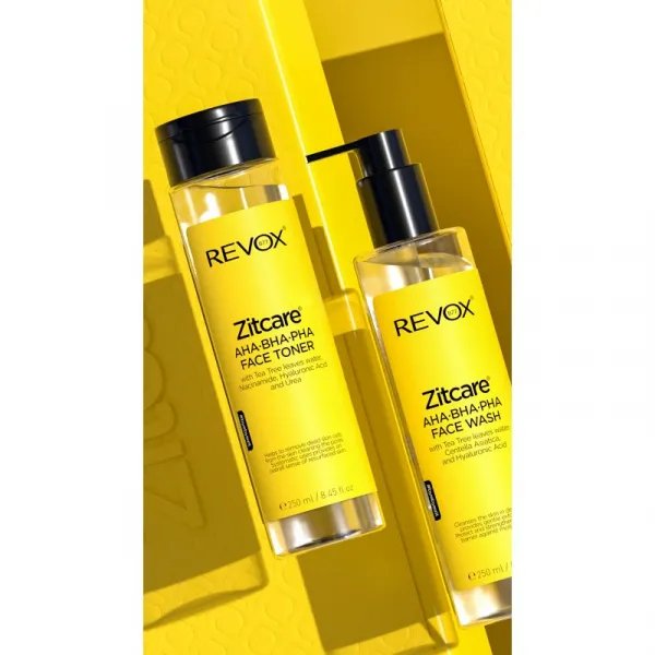 Revox B77 Zitcare AHA BHA PHA Face Wash jemný čistiaci gél s exfoliačným účinkom 250 ml