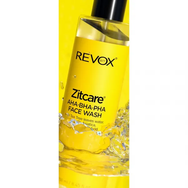 Revox B77 Zitcare AHA BHA PHA Face Wash jemný čistiaci gél s exfoliačným účinkom 250 ml