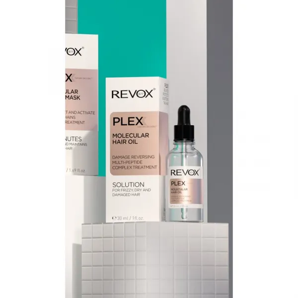 Revox B77 PLEX Molecular Hair Oil olej na posilnenie poškodených vlasov 30 ml