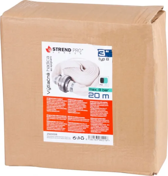 STREND PRO Garden Hadica Strend Pro, prečerpávacia, výtlačná, s koncovkami, typ B, 3", 20 m