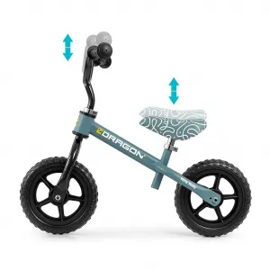 Detský balančný bicykel Milly Mally Dragon denim
