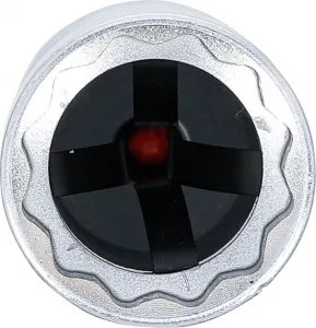 BGS Technics Hlavica na zapaľovacie sviečky, 12-hran, s prídržnou pružinou, 3/8", 21 mm