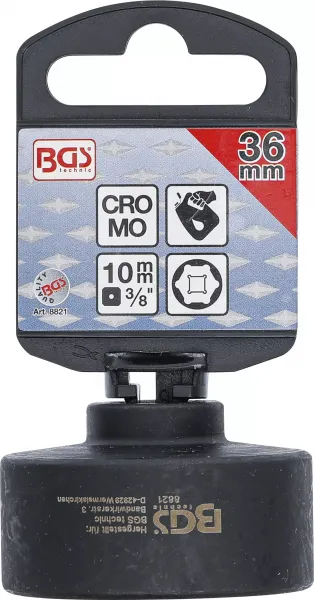 BGS Technics Kľúč na olejový filter | Šesťuholník | pre Ø 36 mm | pre Audi, BMW, Ford, MAN, Mercedes-Benz, Opel, VW