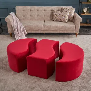 Stolička Alya Pouf Red