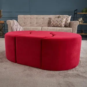 Stolička Alya Pouf Red