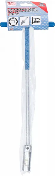 BGS Technics Kľúč na zapaľovacie sviečky s T-rukoväťou, guľovým kĺbom | 16 mm BGS143