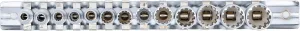 BGS Technics 13-dielna sada nástrčných hlavíc s 1/4" (6,3 mm) Gear Lock BGS 2150