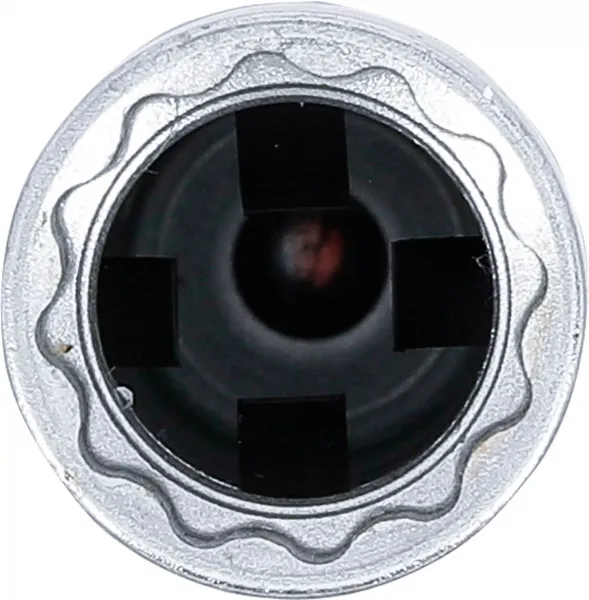 BGS Technics Gola hlavica na zapaľovaciu sviečku s prídržnou pružinou, 12-hran | 16 mm, 10 mm (3/8") račňa (BGS 2391)
