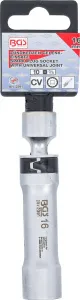 BGS Technics Gola hlavica na zapaľovaciu sviečku s prídržnou pružinou, 12-hran | 16 mm, 10 mm (3/8") račňa (BGS 2391)