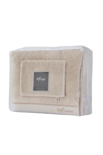 Soft Cotton Darčeková sada uterák, osuška a umývacia žinka AURA
