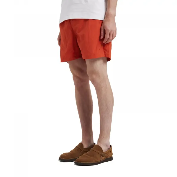 Norse Projects Hauage Recycled Nylon Swimmers "Blood Orange" (N35-0606-4016)