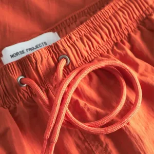 Norse Projects Hauage Recycled Nylon Swimmers "Blood Orange" (N35-0606-4016)