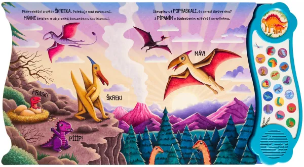 Svet dinosaurov - 18 zvukov