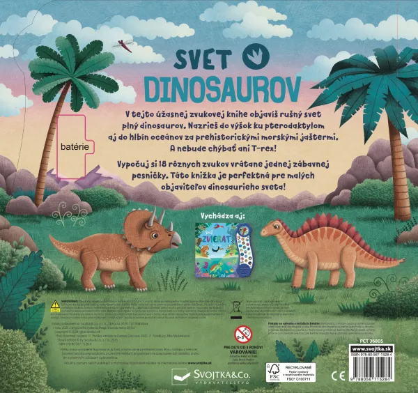 Svet dinosaurov - 18 zvukov