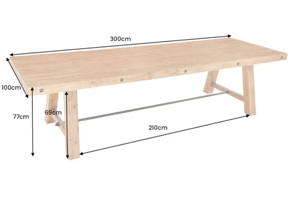 Jedálenský stôl FÉNIX Dekorhome