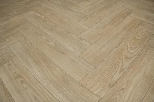 PVC podlaha Hightex Leyton 609M rybia kosť, béžová hnedá
