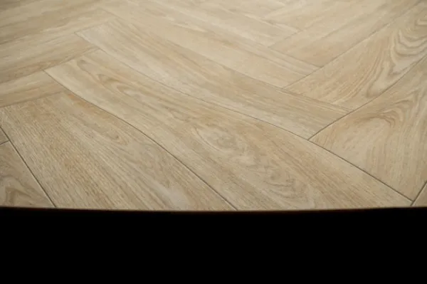 PVC podlaha Hightex Leyton 609M rybia kosť, béžová hnedá