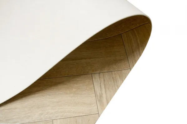 PVC podlaha Hightex Leyton 609M rybia kosť, béžová hnedá