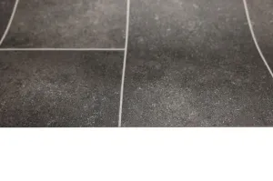 PVC podlaha Bingo Galerie 599 dlažba, grafitová