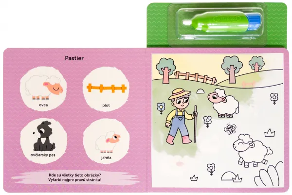 Moje prvé kúzelné maľovanie vodou Farma