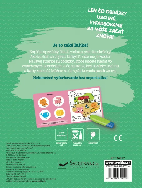 Moje prvé kúzelné maľovanie vodou Farma