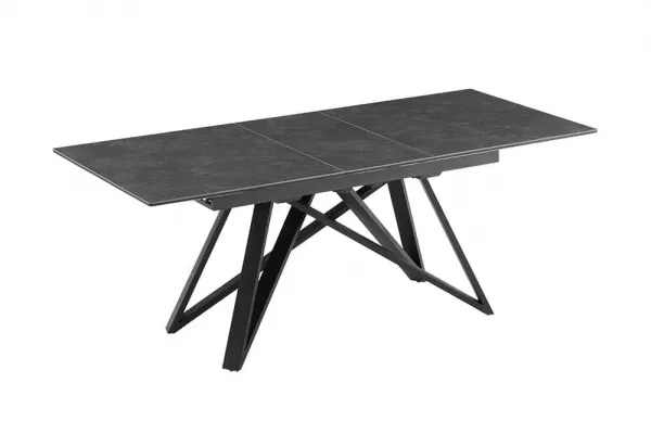 LuxD Rozťahovací keramický stôl Callen 160-200cm grafit