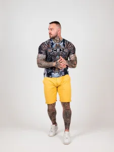 Pánske kraťasy CIPO & BAXX CK272 MUSTARD Farba: Žltá, Konfekčná veľkosť: W38