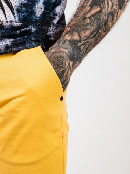 Pánske kraťasy CIPO & BAXX CK272 MUSTARD Farba: Žltá, Konfekčná veľkosť: W38