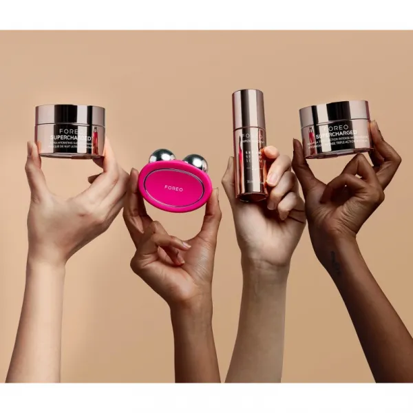 FOREO SUPERCHARGED Ultra Hydrating intenzívne hydratačná a vyživujúca maska na noc 75 ml