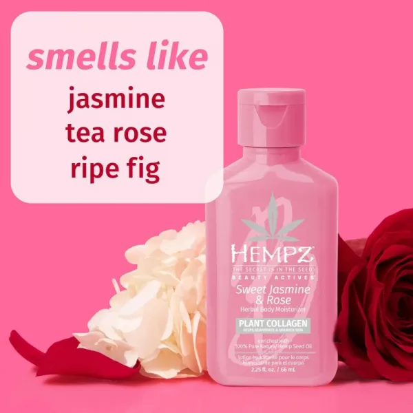HEMPZ Sweet Jasmine & Rose hydratačné mlieko 66 ml