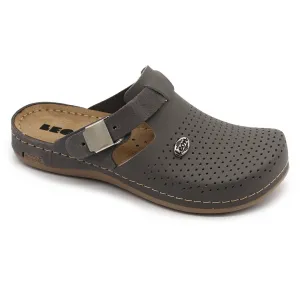 Leon 950 Dámska pracovná celokožená zdravotná obuv 40 - 26cm, čierna, 2,5 cm