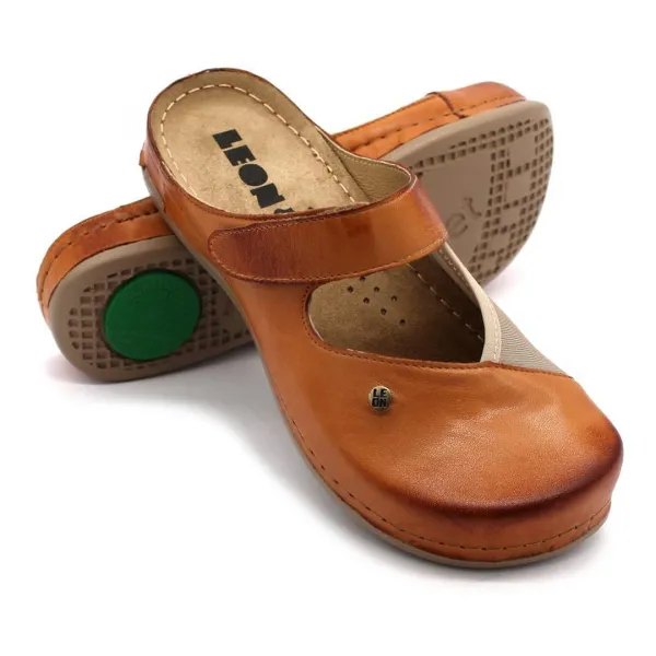 Leon 953 Dámska zdravotná celo-kožená obuv na Hallux Valgus 37 - 24cm, čierna, 2,5 cm