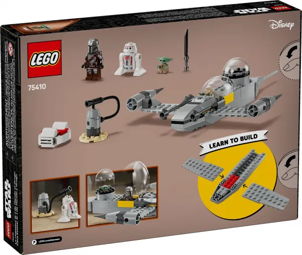 LEGO® Star Wars™ 75410 Mando, Grogu a stíhačka N-1 Starfighter™