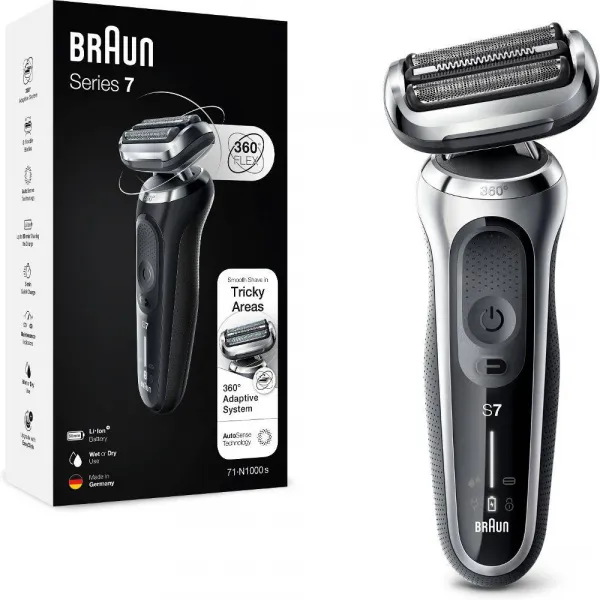 Braun Series 7 71-S1000s elektrický holiaci strojček Silver
