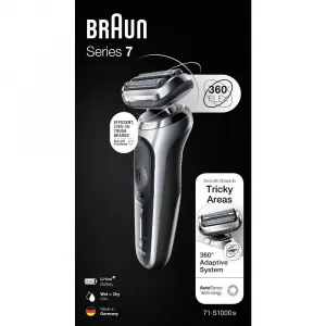 Braun Series 7 71-S1000s elektrický holiaci strojček Silver