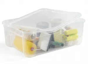 CURVER Úložný box T BOX M 32L s vekom | transparentná