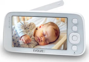 EVOLVEO Baby Monitor N5 - Set videochůvičky s 360° dohledem, obousměrnou komunikací a ukolébavkami,