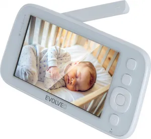EVOLVEO Baby Monitor N5 - Set videochůvičky s 360° dohledem, obousměrnou komunikací a ukolébavkami,