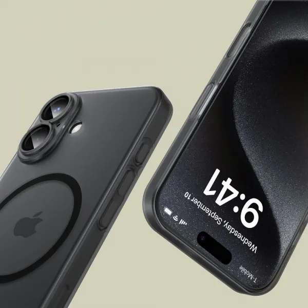 Tech-Protect MagSlime MagSafe kryt na iPhone 15 Pro, čierny