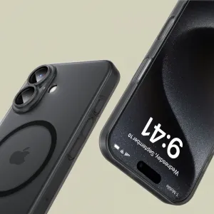 Tech-Protect MagSlime MagSafe kryt na iPhone 15 Pro, čierny