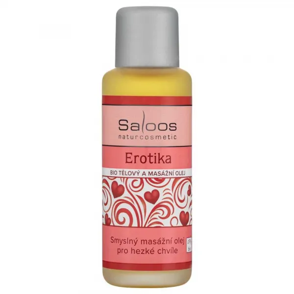 Telový a pleťový masážny olej Erotika SALOOS Naturcosmetics 50ml