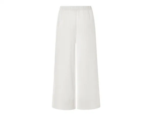 esmara® Dámske nohavice Culotte (biela, S (36/38))
