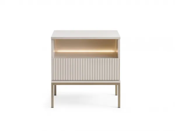 ArtPS Nočný stolík INTENSO S54 | cashmere