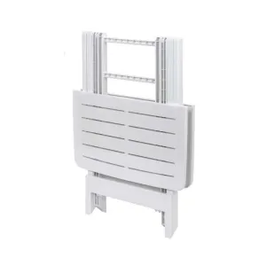 Rozkladací balkónový stôl PROGARDEN 79 cm biely