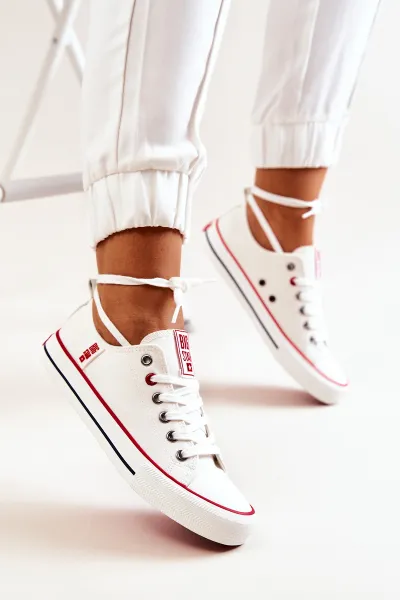 BIG STAR SHOES Dámske materiálne tenisky Veľká hviezda