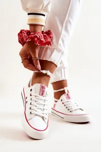 BIG STAR SHOES Dámske materiálne tenisky Veľká hviezda