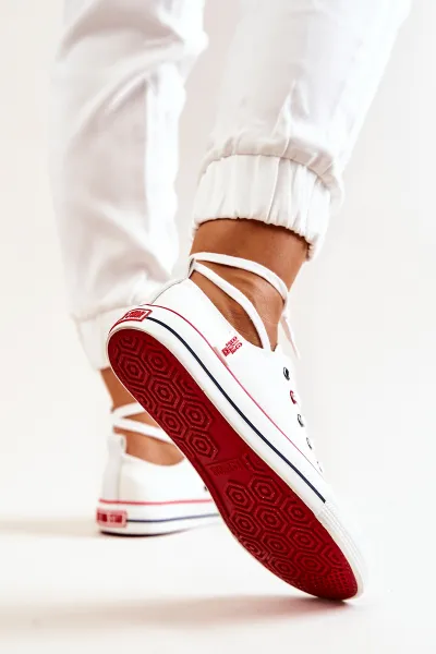 BIG STAR SHOES Dámske materiálne tenisky Veľká hviezda