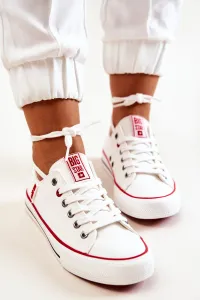 BIG STAR SHOES Dámske materiálne tenisky Veľká hviezda