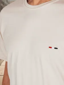 Pánske tričko s výšivkou cappuccino