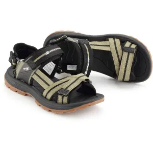 ALPINE PRO ALVE Pánske sandále, khaki, veľkosť